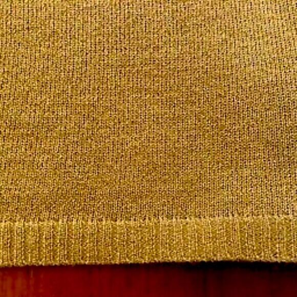 Vintage Shirt Gold Knit Top Mock Neck Shell Blouse Size 3X • NEW WITH TAGS • - Picture 6 of 9